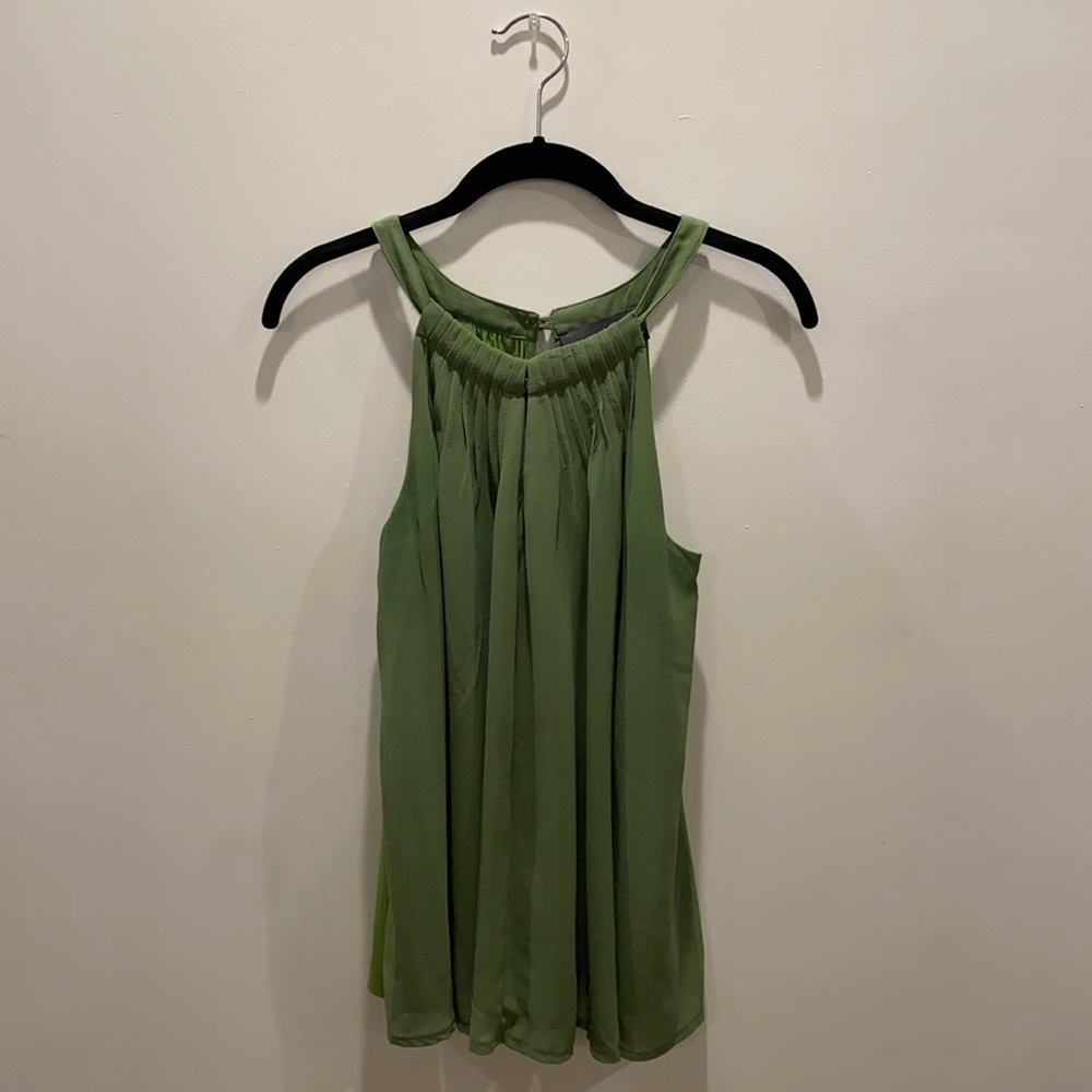 Green High Neck blouse (M)